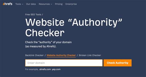 moz da checker free|ahrefs authority checker.